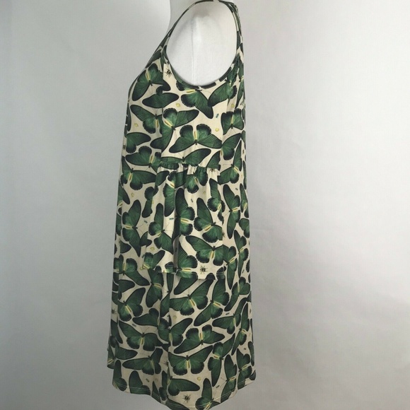 Marfinno Dress Small/Medium Green Cold Shoulder - Picture 5 of 6